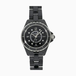 Reloj para mujer J12 de cerámica negra de Chanel