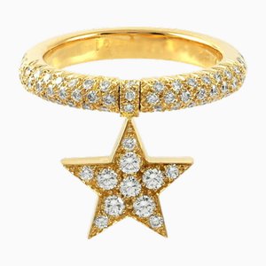 Anello Comet K18yg in oro giallo di Chanel