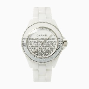 Damenuhr mit weißem Zifferblatt von Chanel