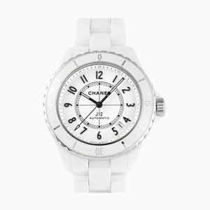 CHANEL J12 Caliber 12.1 38mm H5700 White Dial Watch Men's