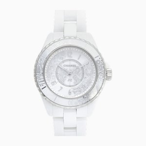 J12 20 20th Anniversary Model World Limited 2020 Pieces H6477 Reloj con esfera blanca para mujer de Chanel