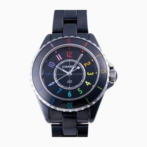 J12 Electro 33mm H7121 reloj con esfera negra para mujer de Chanel