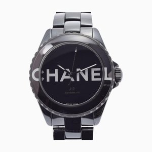 Orologio da uomo J12 in ceramica nera di Chanel