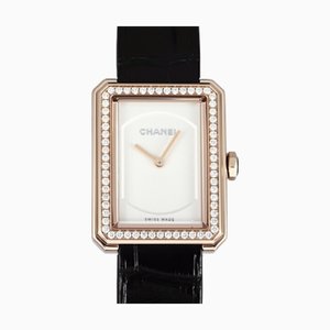 Boyfriend H4887 reloj con esfera blanca para mujer de Chanel