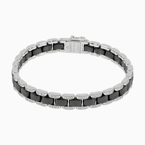 Bracelet CHANEL Ultra K18WG Or Blanc Céramique