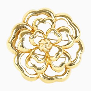 Brosche in K18 Gold von Chanel