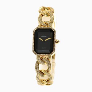 Chanel's Diamond Armbanduhr mit Lünette und Lünette