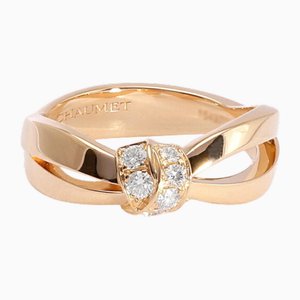 Anello Lien Seduction K18pg in oro rosa di Chaumet