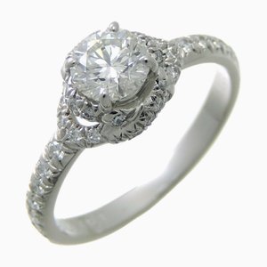 Chaumerian Damour Solitaire 0.52ct Diamond #49 Ladies Ring J3lgzz Pt950 Platinum No. 9 from Chaumet