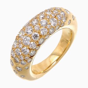 Annaud Diamond Womens Ring 750 Yellow Gold No. 10 from Chaumet