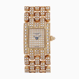 Reloj CHAUMET con diamantes completos para mujer, esfera de cuarzo