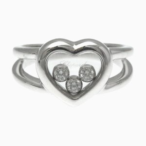 Happy Diamond 824611 Weißgold [18 Karat] Fashion Diamond Band Ring Silber von Chopard