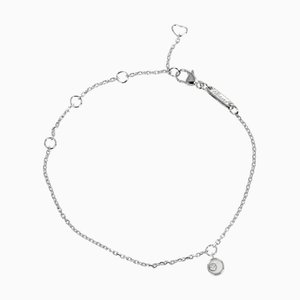 CHOPARD Bracelet Happy Diamond Or blanc K18 WG Env. 2,69g I201823082