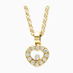 CHOPARD Happy Diamonds 79 / 2936-20 oro amarillo [18K] Diamante para hombre, collar con colgante de moda para mujer Carat / 0.2 [Gold]