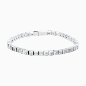 CHOPARD Bracciale Ice Cube con diamanti 85/3810/0-01 Bracciale tennis in oro bianco [18K] con diamanti