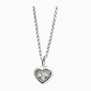 Happy Diamonds Heart Necklace in White Gold from Chopard