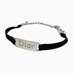 Brazalete en negro y plata de Christian Dior