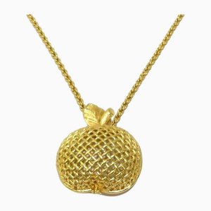 Apple Motif Brand Necklace from Christian Dior