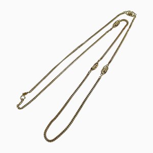 Collar para mujer de la marca Gp con cadena larga dorada de Christian Dior