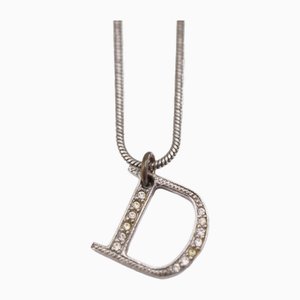 Collana in metallo con strass di Christian Dior