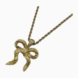 Goldene Band Halskette von Christian Dior
