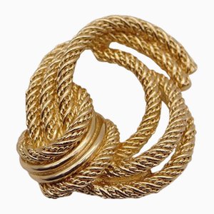 Dior Brosche Damenmarke Rope Gold von Christian Dior