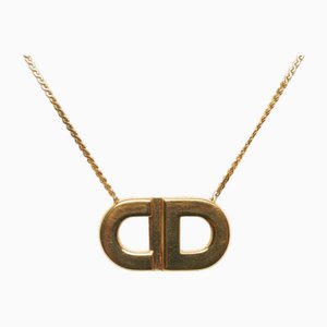 Dior Cd Necklace Gold Plated Ladies by Christian Dior