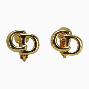 Earrings Metal Gold Gp by Christian Dior, Set of 2