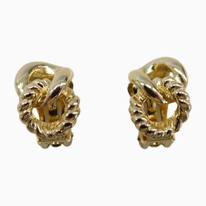 Ohrringe aus Goldkette von Christian Dior, 2 . Set