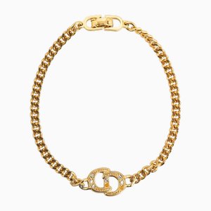 Bracciale a catena placcato in oro da donna di Christian Dior