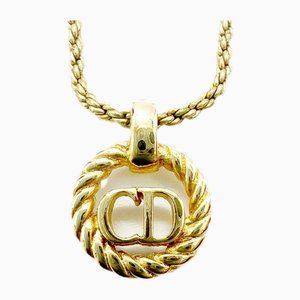 CD Necklace GP in Gold Plated by Christian Dior