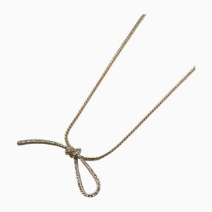 Halskette mit Metallbändern und Strasssteinen von Christian Dior