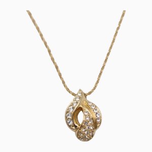 Collar de metal con diamantes de imitación de Christian Dior