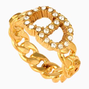 Ring aus Metall mit Strasssteinen von Christian Dior