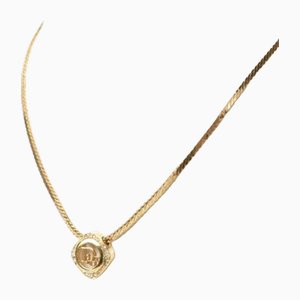 Necklace Choker Motif in Rhinestone Gold by Christian Dior