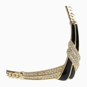 Collana da donna placcata in oro di Christian Dior