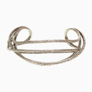 CD Metal Silver Bracelet Bangle from Christian Dior