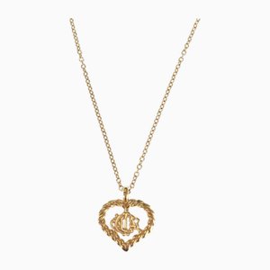 Herz Halskette in Gold von Christian Dior
