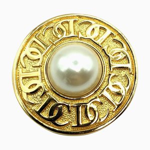 Fake Pearl Brooch Gold Womens It1focqtdqak Rm5151d by Christian Dior