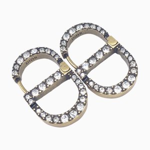 Christian Dior Dior Cd Ohrstecker Strass Überzogen Gp Ohr Zubehör Kostüm Damen Herren Unisex, 2er Set