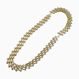 Metal Gold Necklace Choker by Christian Dior