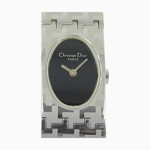 Reloj Dior Miss D70-100 de acero inoxidable de cuarzo con pantalla analógica esfera negra para mujer de Christian Dior