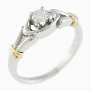 Anello in platino con diamante di Christian Dior