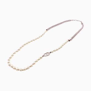 CHRISTIAN DIOR Icon Necklace Silver Women's