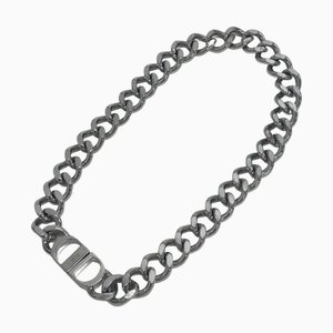 CHRISTIAN DIOR Dior ICON CD Chain Link Collier Argent Femme