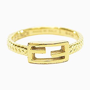 Ring aus Gold und Metall von Fendi