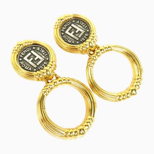 Earrings in Metal Gold from Fendi, Set of 2