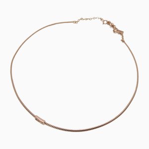 Baguette Pink Gold and Metal Choker from Fendi