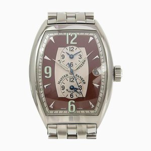 FRANCK MULLER Havana Watch Master Banker 7880MB Stainless Steel Silver Automatic Winding Multi-Hand Analog Display Brown Dial Men's I210123041