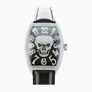 FRANCK MULLER Tonneau Curvex Gothic 8880SC GOTH NBR D CD Armbanduhr mit schwarzem Zifferblatt für Herren